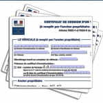 certificat cerfa de cession de véhicule